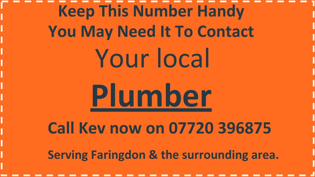 Plumber in Faringdon Oxfordshire