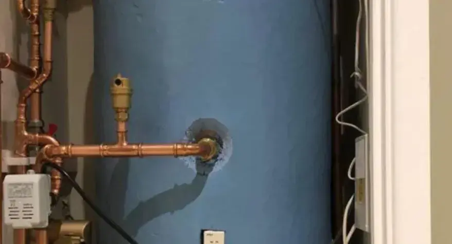 Vented hot water cylinder