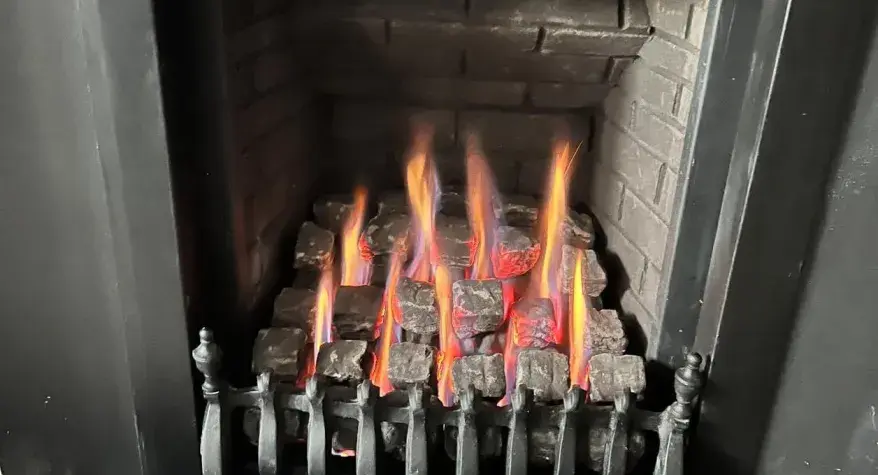 Gas fire servicing